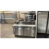 Image 1 : EFI CSDR2-60VCX 2 DOOR STAINLESS STEEL COMMERCIAL ELECTRIC MOBILE SALAD PREPARATION COOLER WITH