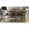 Image 3 : EFI RCTRS-36GN STAINLESS STEEL 36" COMMERCIAL MOBILE GAS GRIDDLE / RANGE WITH BACKSPLASH VENT SHELF