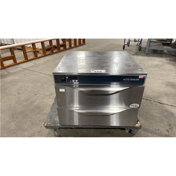 ALTO-SHAAM 500-2D HALO HEAT 2 DRAWER INSULATED STAINLESS STEEL COMMERCIAL ELECTRIC HEATED CABINET