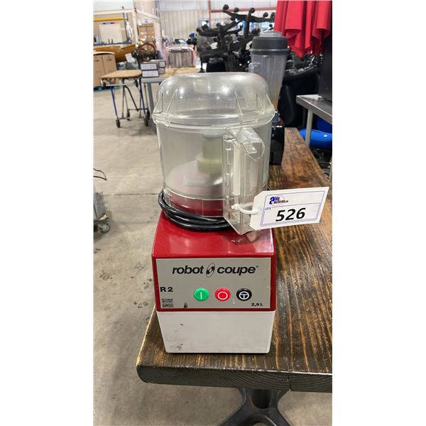 ROBOT-COUPE R2 COMMERCIAL 2.9L ELECTRIC COUNTERTOP CLEAR BOWL FOOD PROCESSING SYSTEM