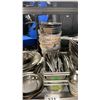 Image 3 : ASSORTED COMMERCIAL KITCHEN FRYING PANS, MIXING BOWLS, SOL ICE BUCKETS, BAKING SHEETS, STAINLESS