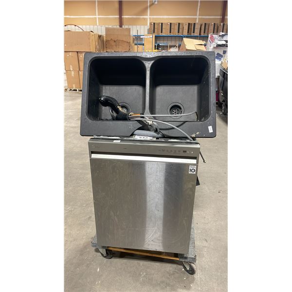 LG LDFN3432T STAINLESS STEEL QUAD WASH INVERTER DIRECT DRIVE INSERT DISHWASHER &