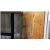 Image 2 : LIVE EDGE 144"L X 12"W X 44"WOOD BASE 3 LEG COMMERCIAL BAR HEIGHT TABLE *DISASSEMBLED*