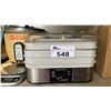 Image 2 : HAMILTON BEACH STAINLESS STEEL ELECTRIC DEHYDRATOR, RICE MASTER 25 CUP ELECTRIC RICE COOKER, DIGITAL
