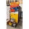 Image 1 : PIRELLI "THE SMART MONEY RIDES ON PIRELLI" VINTAGE PROFESSIONAL RIM DISPLAY STAND WITH RIM,
