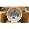 Image 3 : SET OF 4 JWL VIA SPEC-2 RACING GEAR 15X6 1/2 -JJ SILVER 8 BOLT VINTAGE PROFESSIONAL VEHICLE RIMS