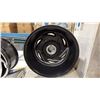 Image 3 : SET OF 4 CENTRA 16X8 BRUSHED SILVER / BLACK 5 BOLT LOCKABLE VINTAGE PROFESSIONAL VEHICLE RIMS