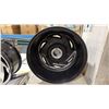 Image 3 : SET OF 4 CENTRA 16X8 BRUSHED SILVER / BLACK 5 BOLT LOCKABLE VINTAGE PROFESSIONAL VEHICLE RIMS