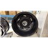 Image 3 : SET OF 2 CENTRA 16X8 BRUSHED SILVER / BLACK 5 BOLT LOCKABLE VINTAGE PROFESSIONAL VEHICLE RIMS