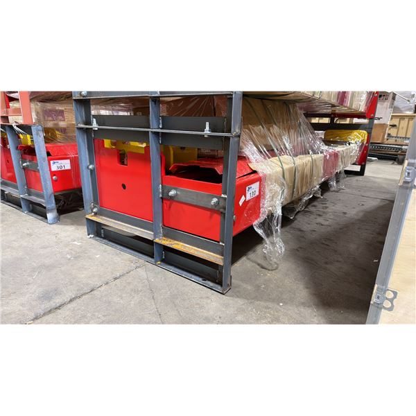 AGT ATK-B1000 RED 10,000 LBS CAPACITY 2 POST HYDRAULIC / ELECTRIC INDUSTRIAL 4 POINT VEHICLE LIFT