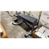 Image 2 : ATLANTIS GREY / BLACK COMMERCIAL ADJUSTABLE MOBILE WEIGHT BENCH WITH REPLACEMENT SEAT PAD
