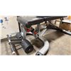 Image 3 : ATLANTIS GREY / BLACK COMMERCIAL ADJUSTABLE MOBILE WEIGHT BENCH WITH REPLACEMENT SEAT PAD