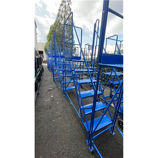 CANWAY 3PCS BLUE METAL 6' INDUSTRIAL LEFT TO RIGHT WAREHOUSE INSPECTION SYSTEM