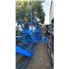 Image 2 : CANWAY 3PCS BLUE METAL 6' INDUSTRIAL LEFT TO RIGHT WAREHOUSE INSPECTION SYSTEM