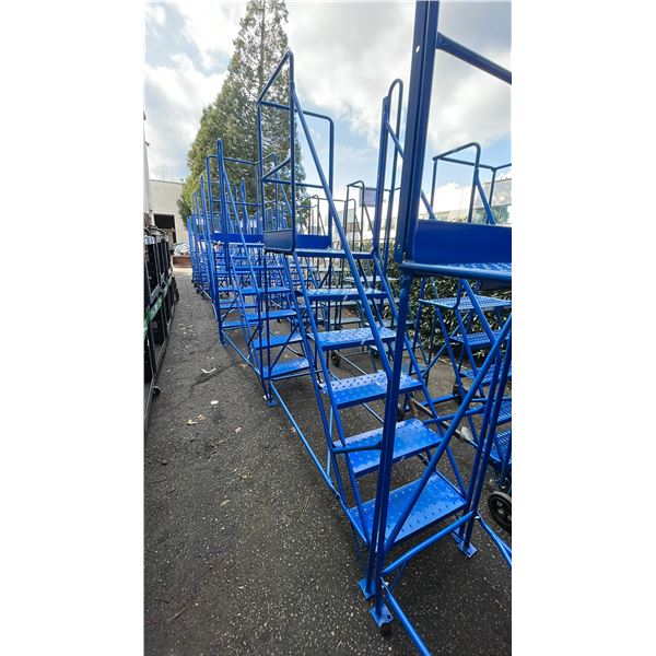 CANWAY 3PCS BLUE METAL 6' INDUSTRIAL LEFT TO RIGHT WAREHOUSE INSPECTION SYSTEM