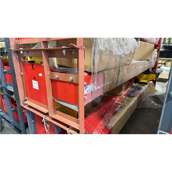 AGT ATK-B1000 RED 10,000 LBS CAPACITY 2 POST HYDRAULIC / ELECTRIC INDUSTRIAL 4 POINT VEHICLE LIFT