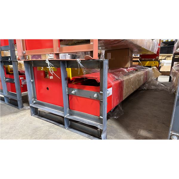 AGT ATK-B1000 RED 10,000 LBS CAPACITY 2 POST HYDRAULIC / ELECTRIC INDUSTRIAL 4 POINT VEHICLE LIFT