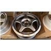 Image 2 : SET OF 4 JWL VIA JAWA 15X6 1/2 -JJ PEWTER 4 BOLT VINTAGE PROFESSIONAL VEHICLE RIMS