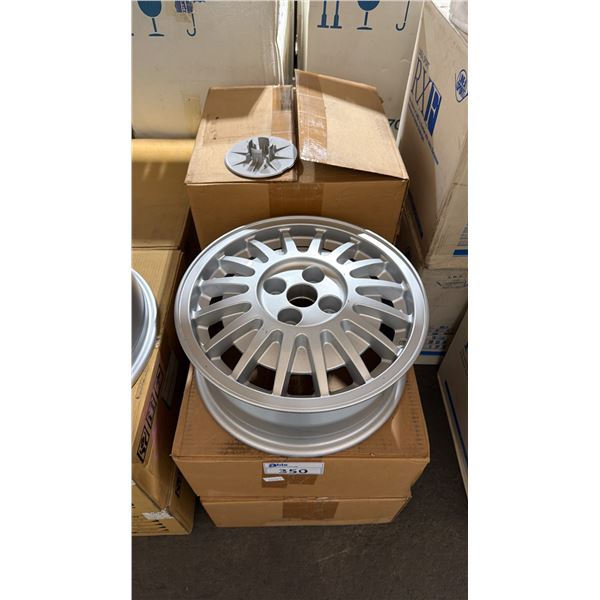 SET OF 5 RONAL SPORT 16X6 1/2 -JJ SILVER SP 4 BOLT VINTAGE PROFESSIONAL VEHICLE RIMS