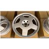 Image 2 : SET OF 4 JWL VIA DTM LIMITED EDITION 18X8 -JJ SILVER 5 BOLT VINTAGE PROFESSIONAL VEHICLE RIMS