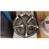 Image 2 : SET OF 4 HOKUTO RACING 17X7 -JJ CHROME 5 BOLT VINTAGE PROFESSIONAL VEHICLE RIMS