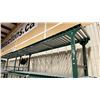Image 2 : ULINE H-3412 GREEN INDUSTRIAL 24"W X 10'L ADJUSTABLE GRAVITY ROLLER CONVEYOR SYSTEM WITH 2 LEGS