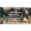 Image 3 : ULINE H-4071 GREY INDUSTRIAL 24"W X 10'L ADJUSTABLE GRAVITY ROLLER CONVEYOR SYSTEM WITH 2 LEGS