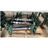Image 3 : ULINE H-4071 GREY INDUSTRIAL 24"W X 10'L ADJUSTABLE GRAVITY ROLLER CONVEYOR SYSTEM WITH 2 LEGS