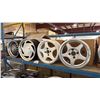 Image 1 : 4 SETS OF 2 ASSORTED JWL VIA VINTAGE PROFESSIONAL VEHICLE RIMS *MUST TAKE ALL*