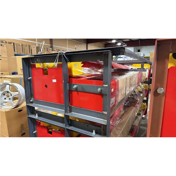AGT ATK-B1000 RED 10,000 LBS CAPACITY 2 POST HYDRAULIC / ELECTRIC INDUSTRIAL 4 POINT VEHICLE LIFT