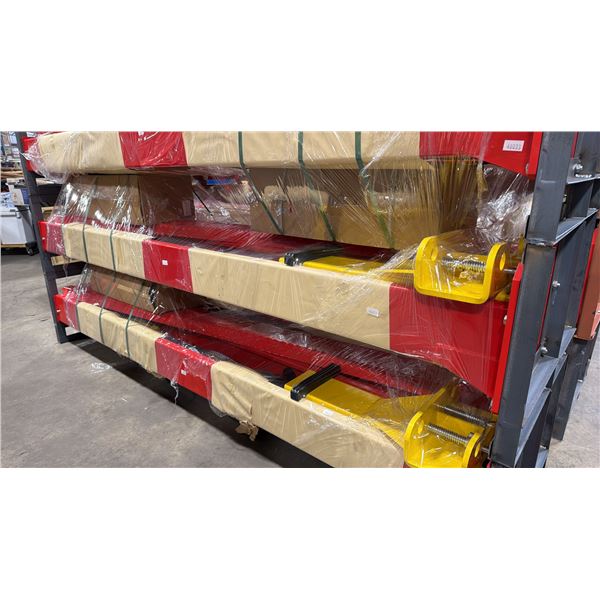 AGT ATK-B1000 RED 10,000 LBS CAPACITY 2 POST HYDRAULIC / ELECTRIC INDUSTRIAL 4 POINT VEHICLE LIFT