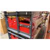Image 2 : AGT ATK-B1000 RED 10,000 LBS CAPACITY 2 POST HYDRAULIC / ELECTRIC INDUSTRIAL 4 POINT VEHICLE LIFT