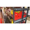 Image 3 : AGT ATK-B1000 RED 10,000 LBS CAPACITY 2 POST HYDRAULIC / ELECTRIC INDUSTRIAL 4 POINT VEHICLE LIFT