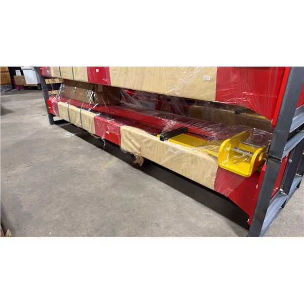 AGT ATK-B1000 RED 10,000 LBS CAPACITY 2 POST HYDRAULIC / ELECTRIC INDUSTRIAL 4 POINT VEHICLE LIFT