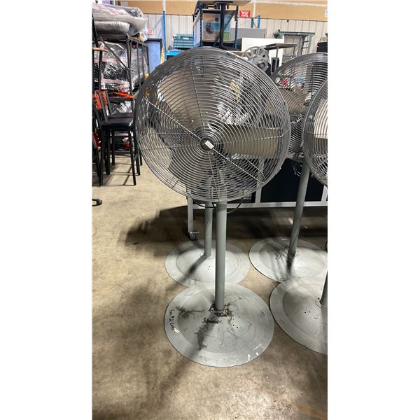 TPI INDUSTRIAL ACH24-O GREY 24" INDUSTRIAL ELECTRIC FREESTANDING WAREHOUSE FLOOR FANS