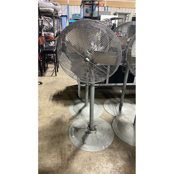 TPI INDUSTRIAL ACH24-O GREY 24" INDUSTRIAL ELECTRIC FREESTANDING WAREHOUSE FLOOR FANS