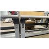 Image 2 : GREY ADJUSTABLE HEIGHT METAL FRAMED 60"W X 30"D INDUSTRIAL TECHNICAL STYLE WORKBENCH WITH BACKBOARD