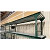 Image 2 : ULINE H-3412 GREEN INDUSTRIAL 24"W X 10'L ADJUSTABLE GRAVITY ROLLER CONVEYOR SYSTEM WITH 2 LEGS