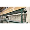 Image 2 : ULINE H-3412 GREEN INDUSTRIAL 24"W X 10'L ADJUSTABLE GRAVITY ROLLER CONVEYOR SYSTEM WITH 2 LEGS