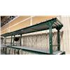 Image 2 : ULINE H-3412 GREEN INDUSTRIAL 24"W X 10'L ADJUSTABLE GRAVITY ROLLER CONVEYOR SYSTEM WITH 2 LEGS