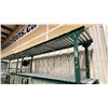 Image 2 : ULINE H-3412 GREEN INDUSTRIAL 24"W X 10'L ADJUSTABLE GRAVITY ROLLER CONVEYOR SYSTEM WITH 2 LEGS