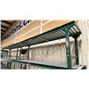 Image 2 : ULINE H-3412 GREEN INDUSTRIAL 24"W X 10'L ADJUSTABLE GRAVITY ROLLER CONVEYOR SYSTEM WITH 2 LEGS