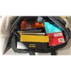 Image 2 : BLACK LAPTOP BAG OF ASSORTED CELL PHONE PROTECTION GLASS, CASES & PULUZ LED PORTABLE PHOTO STUDIO