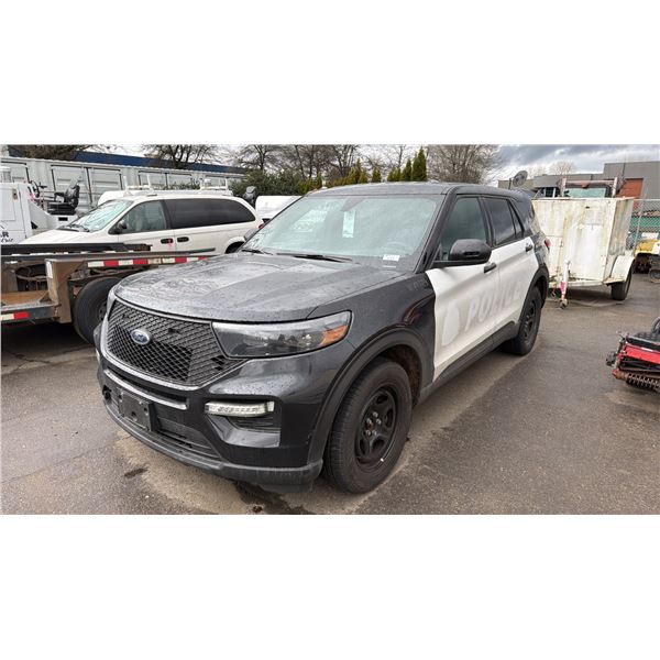 2021 FORD EXPLORER, 4DRSW, BLACK, VIN 1FM5K8AW2MNA05352,