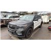 Image 1 : 2021 FORD EXPLORER, 4DRSW, BLACK, VIN 1FM5K8AW2MNA05352,