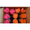 Image 5 : 3 BOXES OF AERVOE SURVEY MARKING PAINT ORANGE/PINK, 34 CANS TOTAL