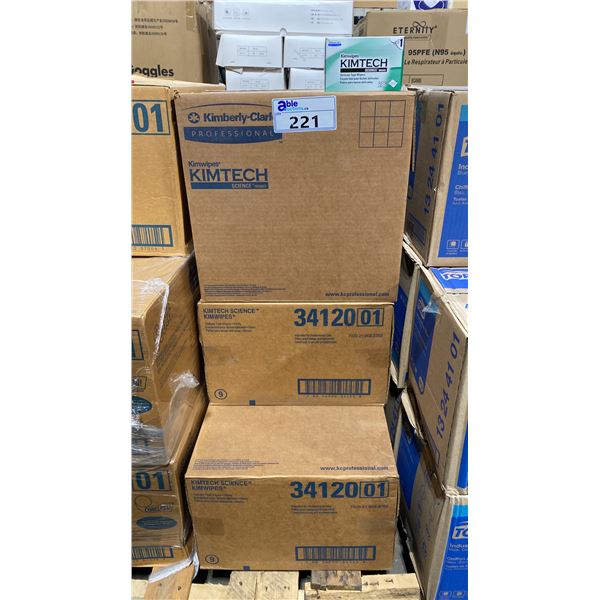 4 CASES OF KIMBERLY-CLARKE KIMTECH DELICATE TASK WIPES