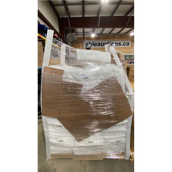 PALLET OF OIL ONLY SINGLE-PLY LIGHT UNBONDED SORBENT PADS- APRROX 15" X 17"