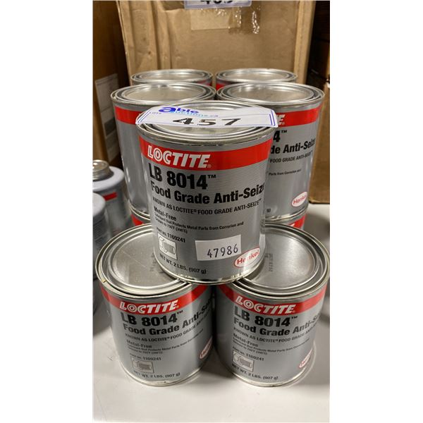 11- 2LB CANS OF LOCTITE LB8014 FOOD GRADE ANTI-SEIZE
