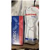Image 6 : LARGE BOX OF ASSORTED SAFETY EQUIPMENT INCLUDING- GLOVES, MASKS, XL HOODED COVERALLS, SAFETY GLASSES